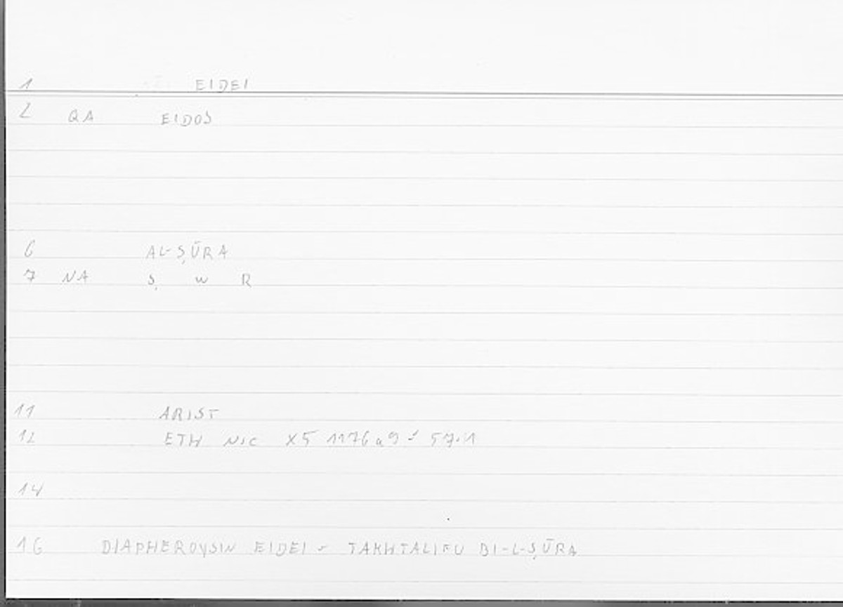 Filecard Arist.Eth-Nic.11183
