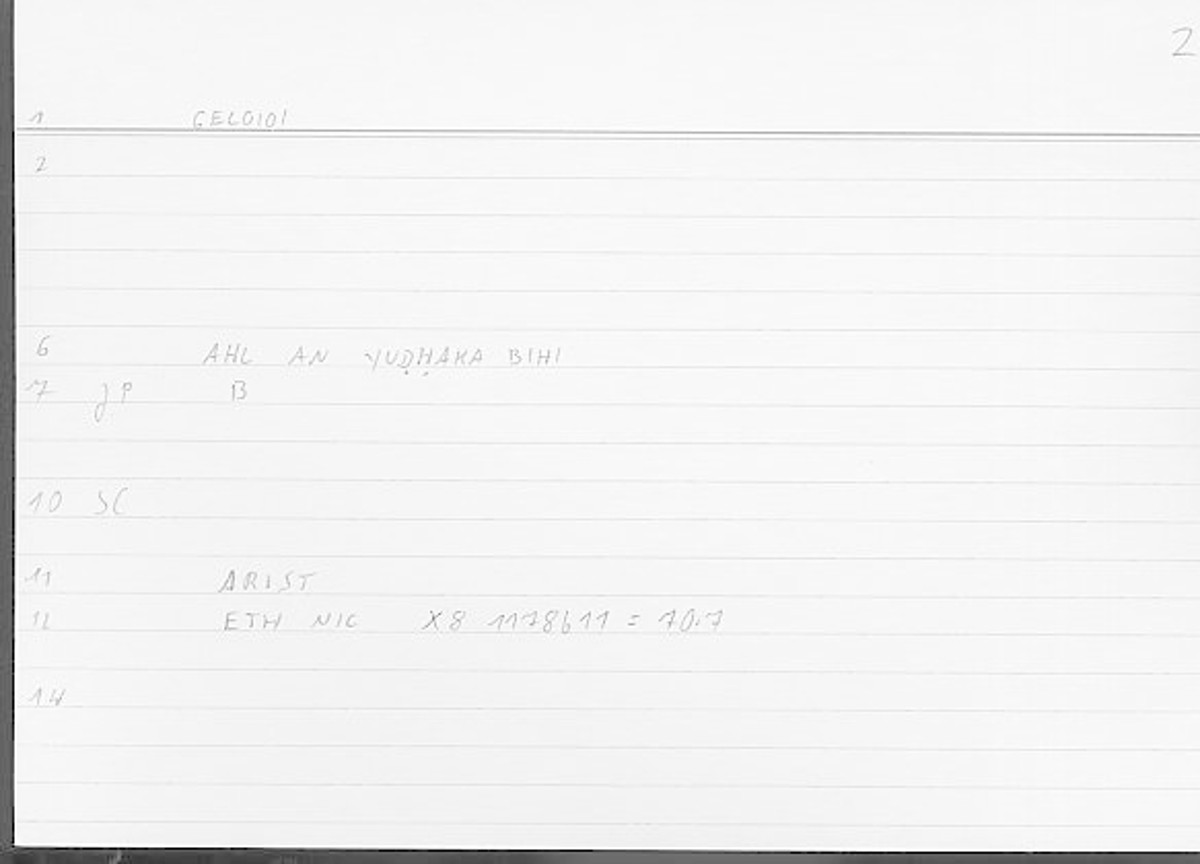 Filecard Arist.Eth-Nic.11194