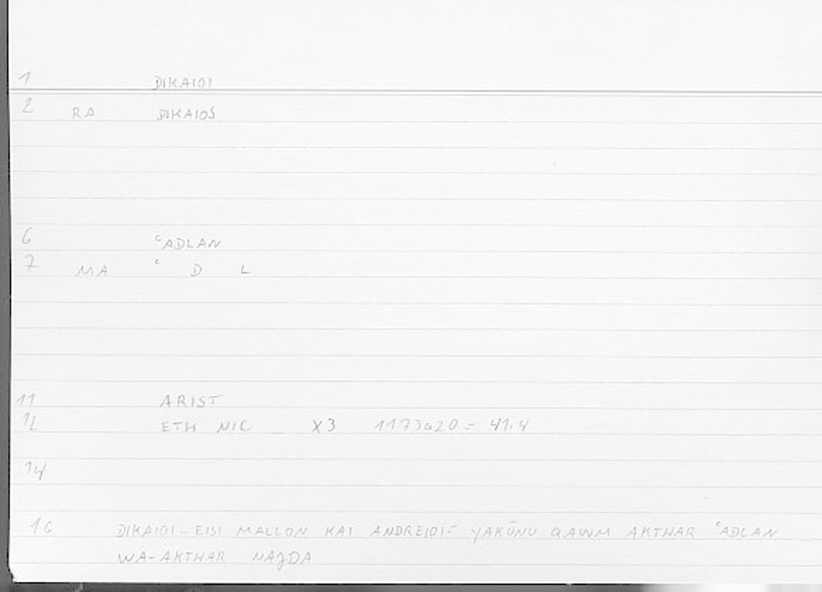 Filecard Arist.Eth-Nic.11195