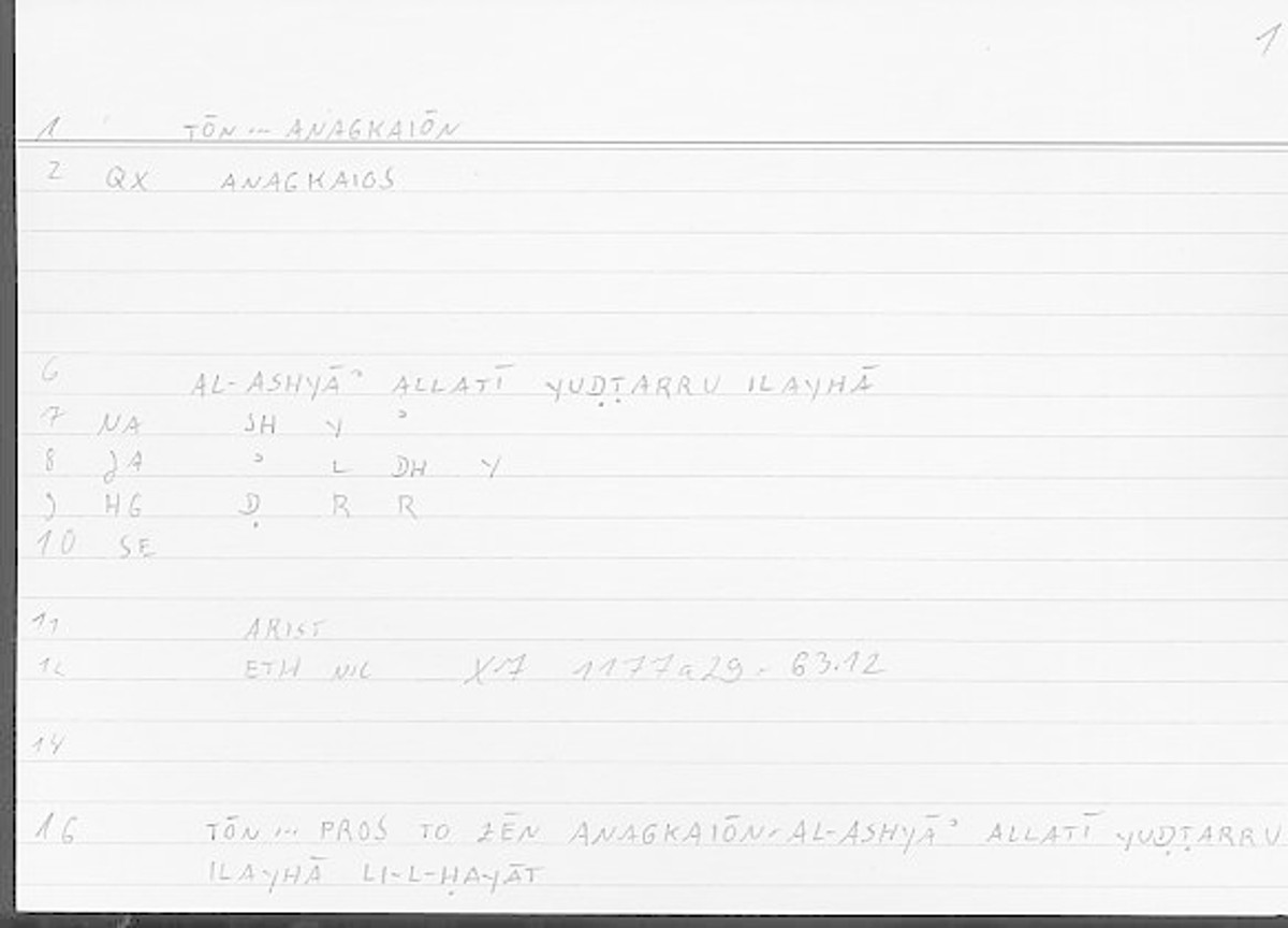 Filecard Arist.Eth-Nic.11203