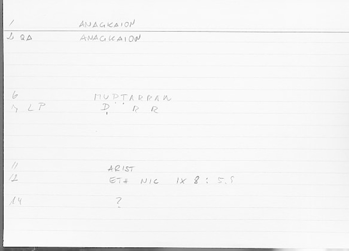 Filecard Arist.Eth-Nic.11207