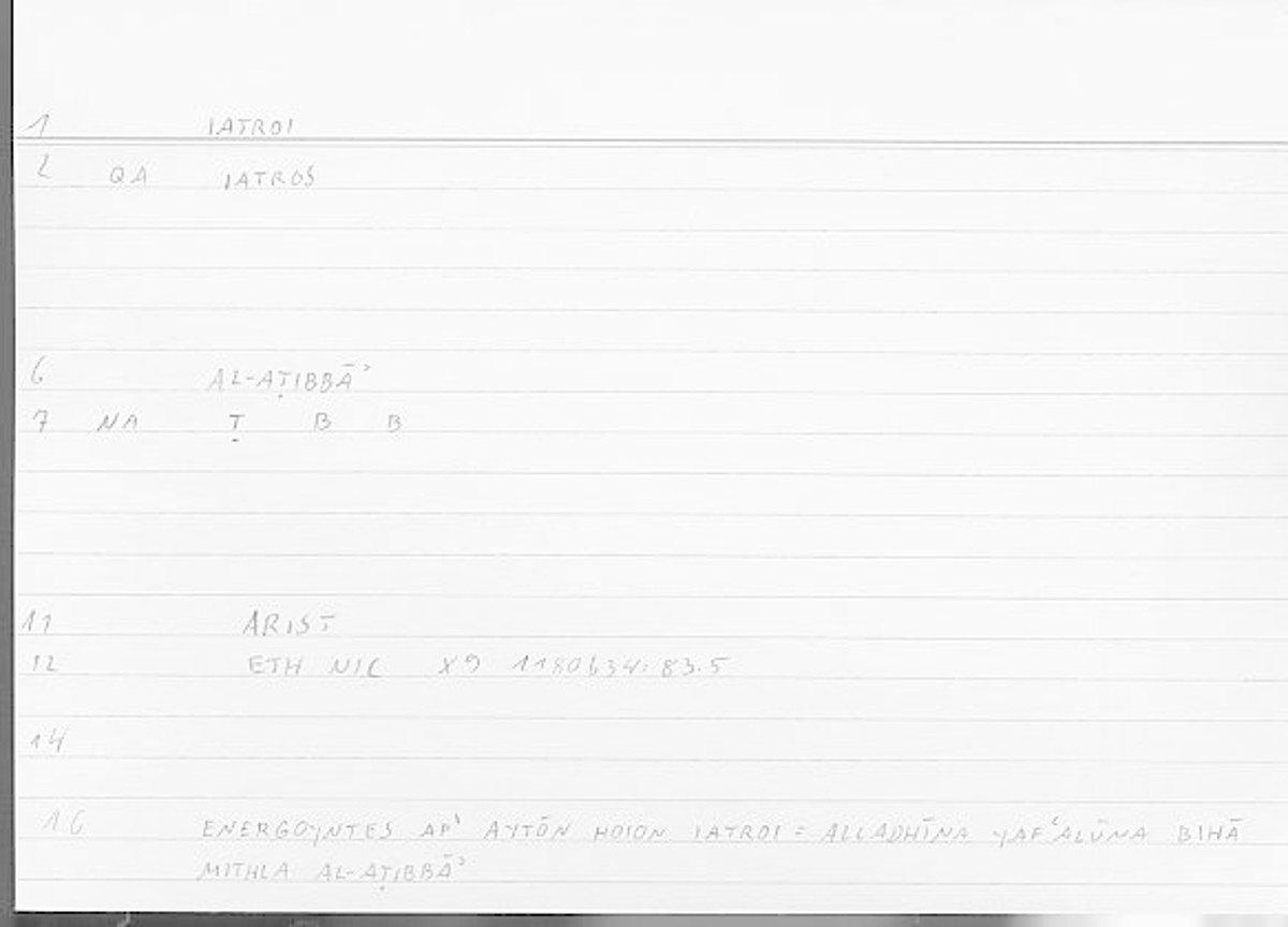 Filecard Arist.Eth-Nic.11224