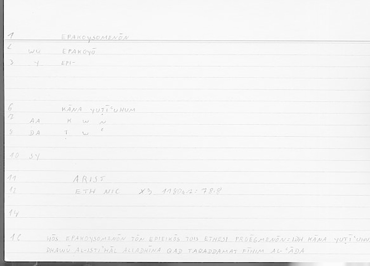 Filecard Arist.Eth-Nic.11244