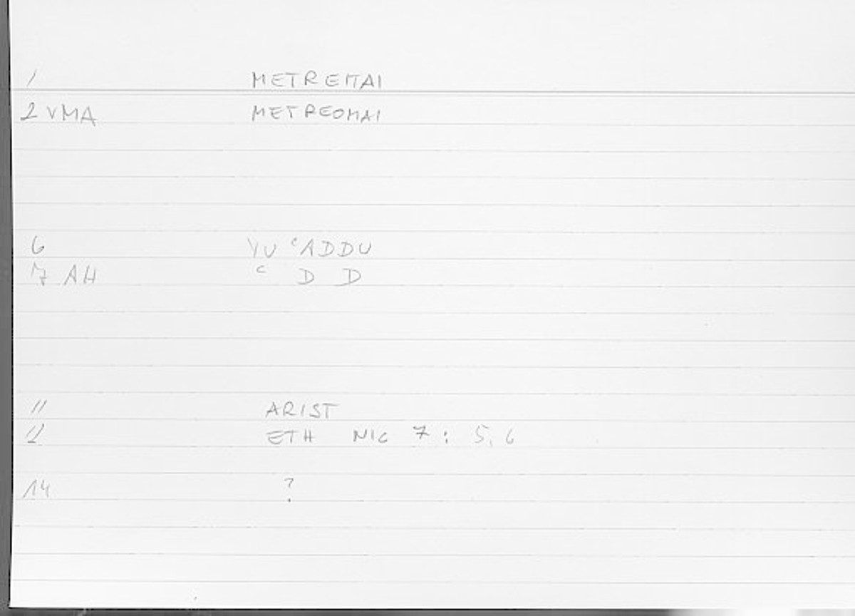 Filecard Arist.Eth-Nic.11289