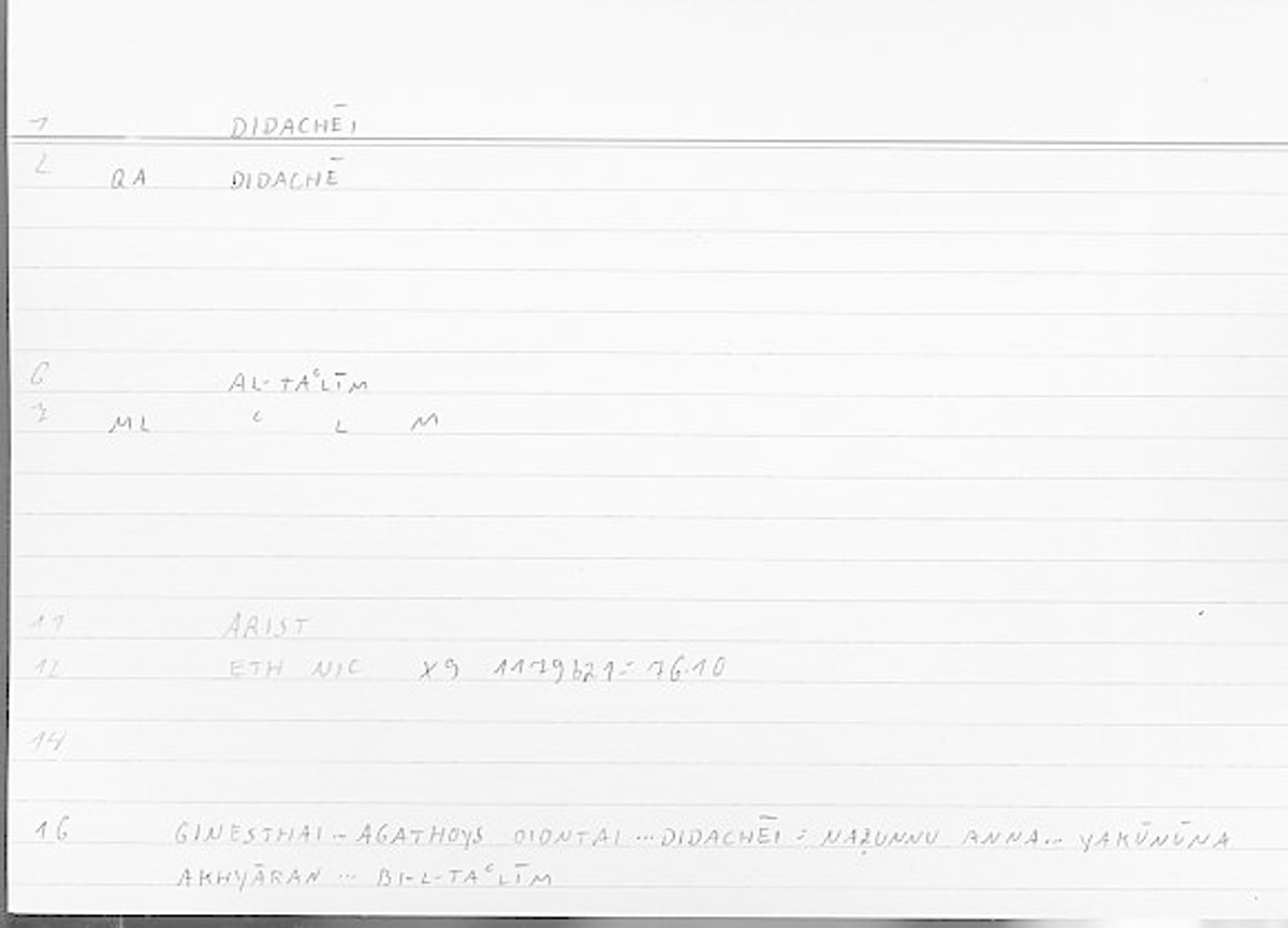 Filecard Arist.Eth-Nic.11295