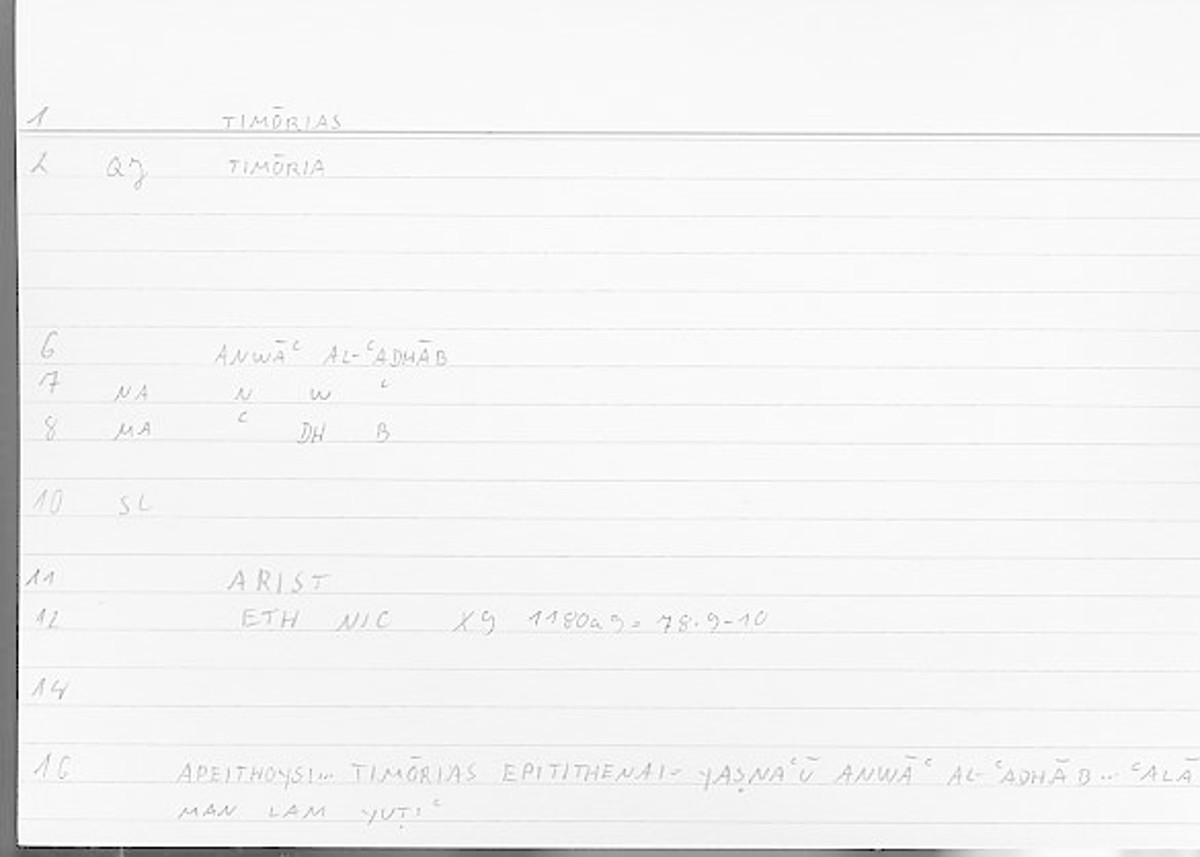Filecard Arist.Eth-Nic.11302