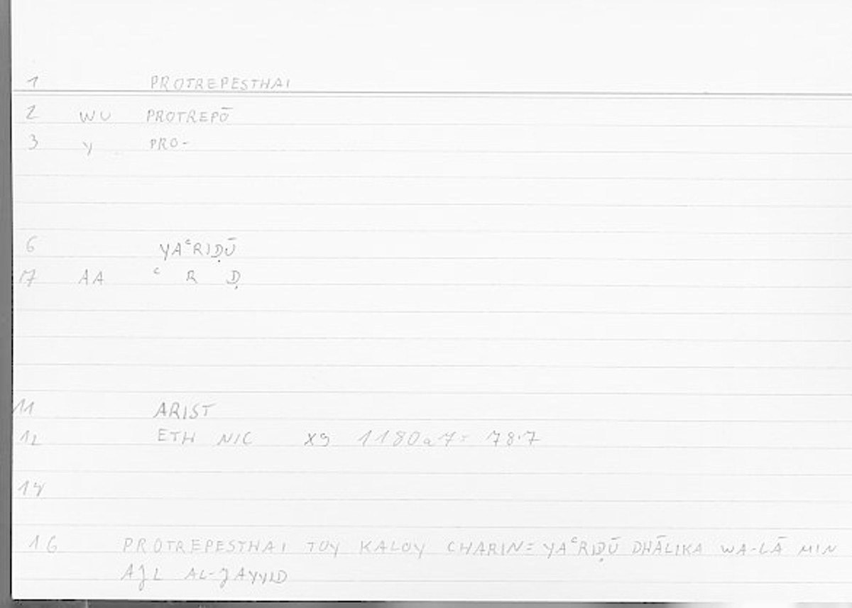 Filecard Arist.Eth-Nic.11310