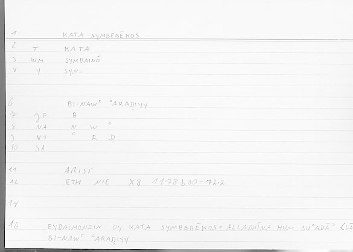 Filecard Arist.Eth-Nic.11311