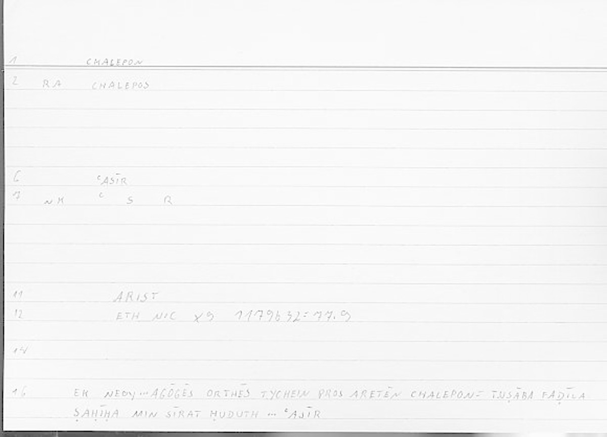 Filecard Arist.Eth-Nic.11318