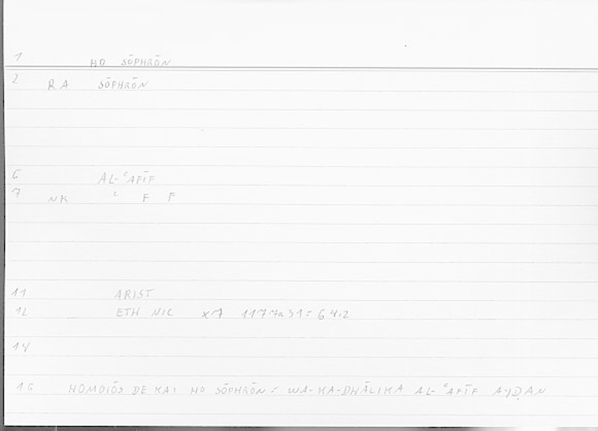 Filecard Arist.Eth-Nic.11353