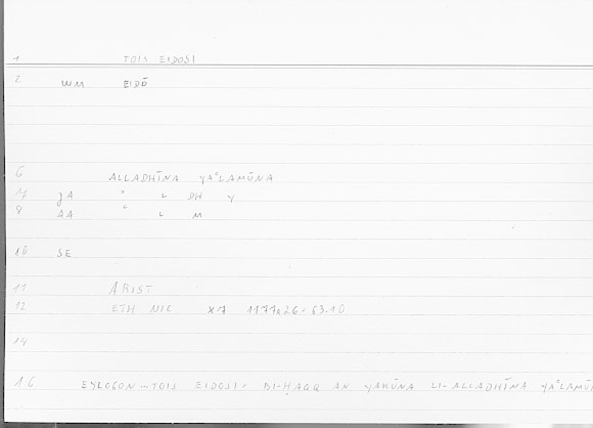 Filecard Arist.Eth-Nic.11387