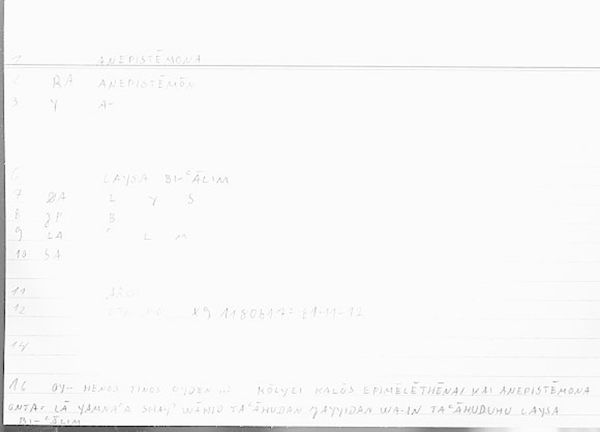 Filecard Arist.Eth-Nic.11394