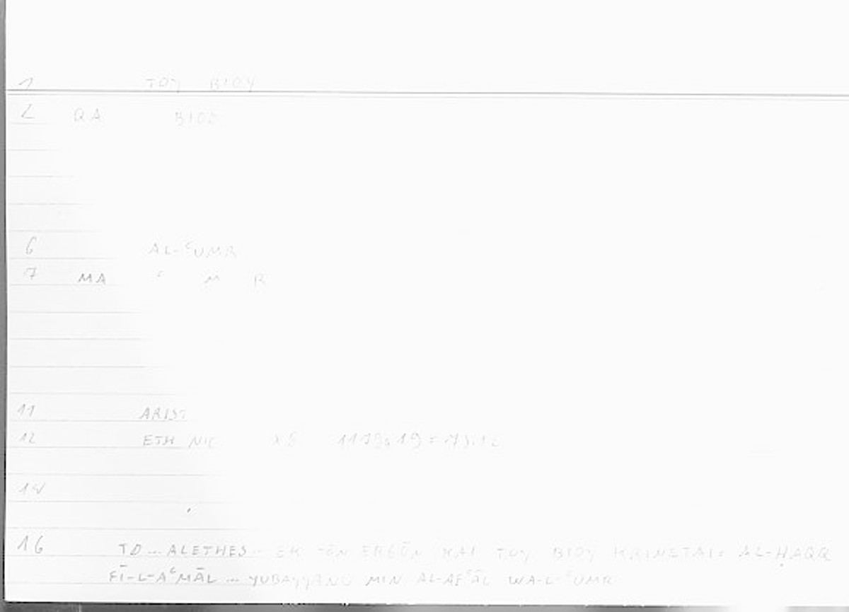 Filecard Arist.Eth-Nic.11406