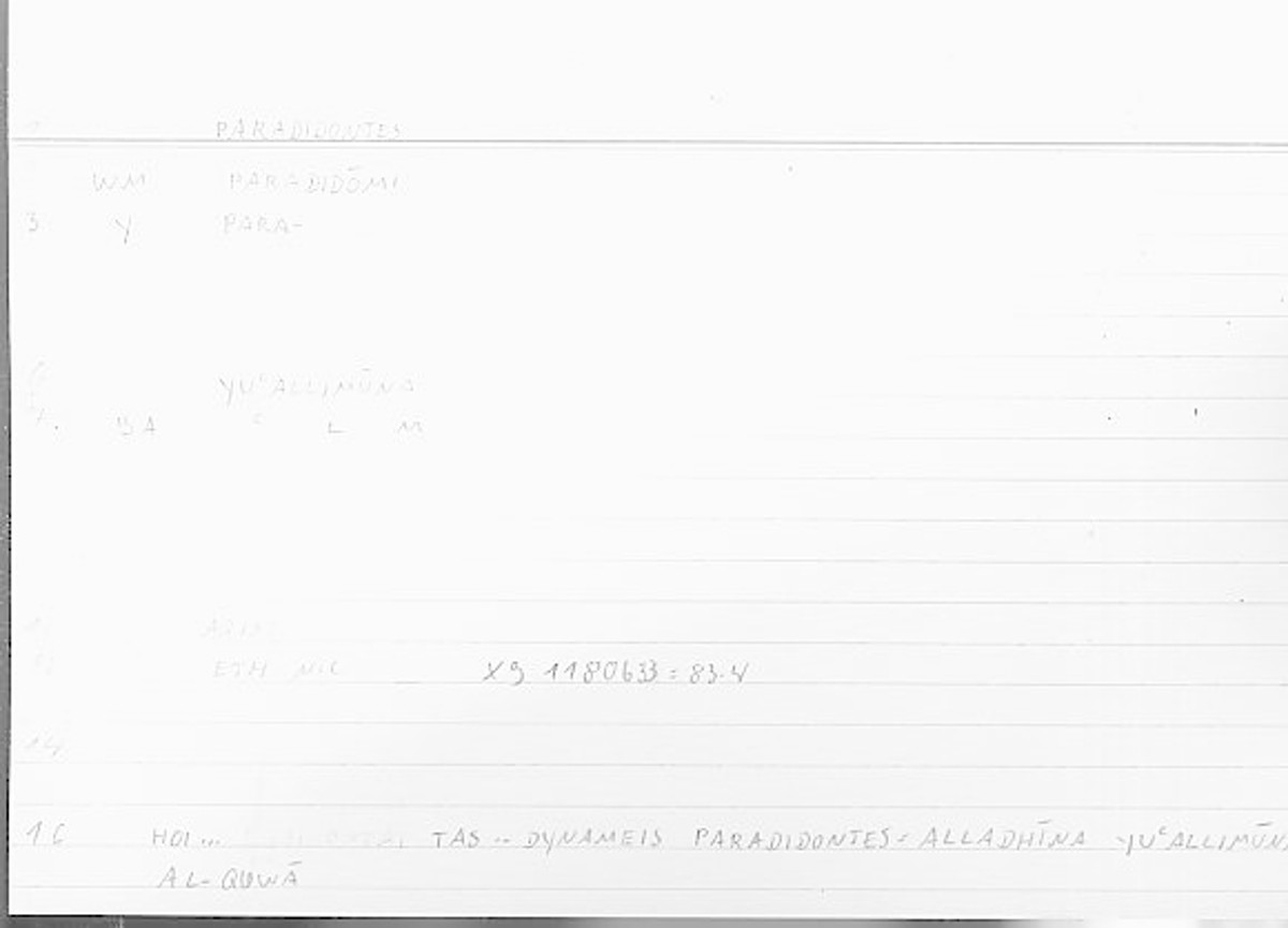 Filecard Arist.Eth-Nic.11415