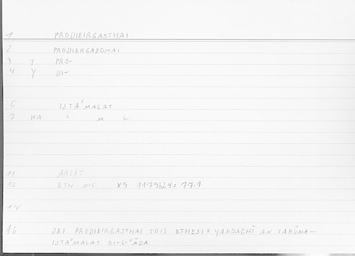 Filecard Arist.Eth-Nic.11419