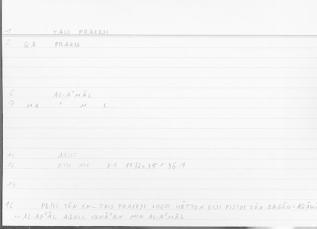Filecard Arist.Eth-Nic.11420