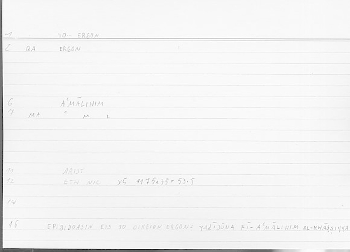 Filecard Arist.Eth-Nic.11422