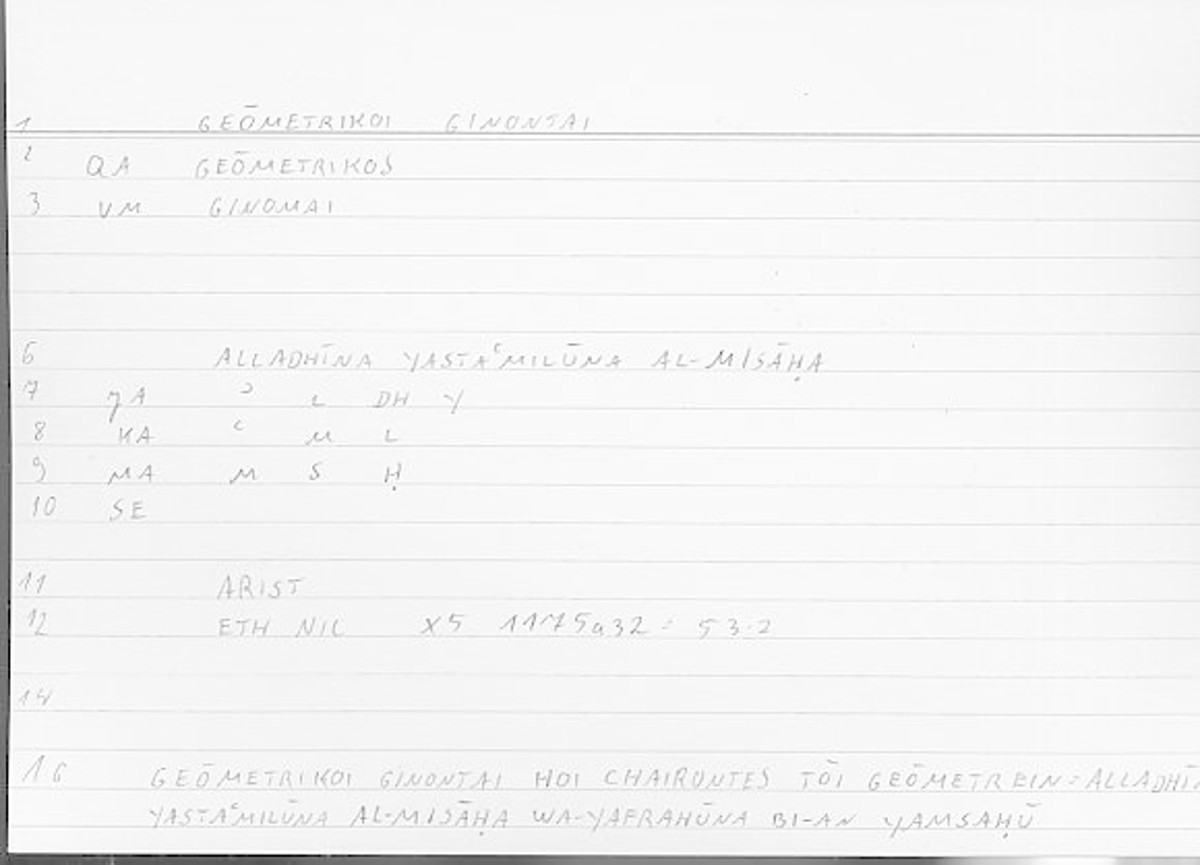 Filecard Arist.Eth-Nic.11441
