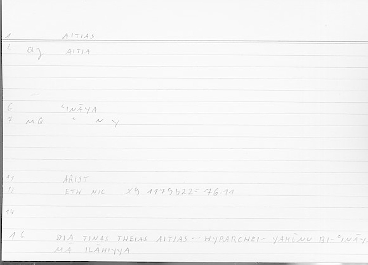 Filecard Arist.Eth-Nic.11443