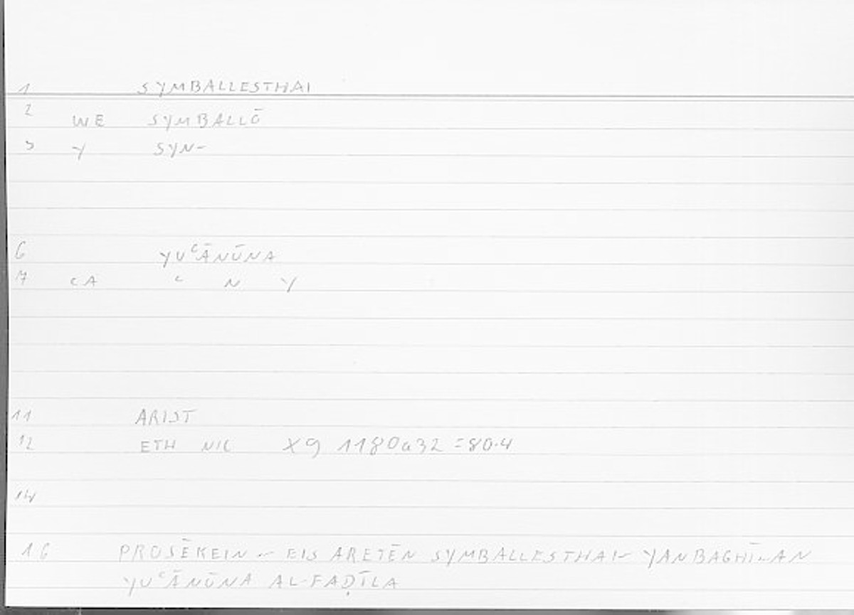 Filecard Arist.Eth-Nic.11444