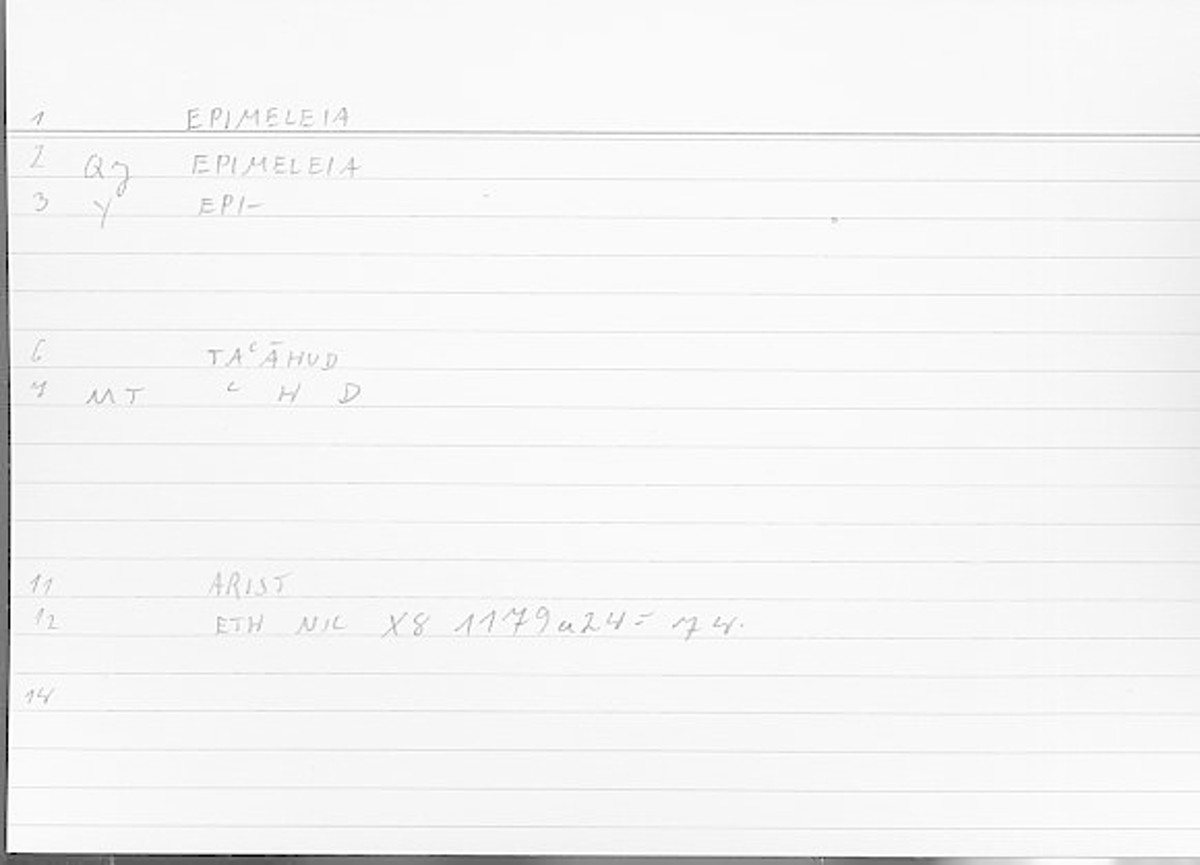 Filecard Arist.Eth-Nic.11449