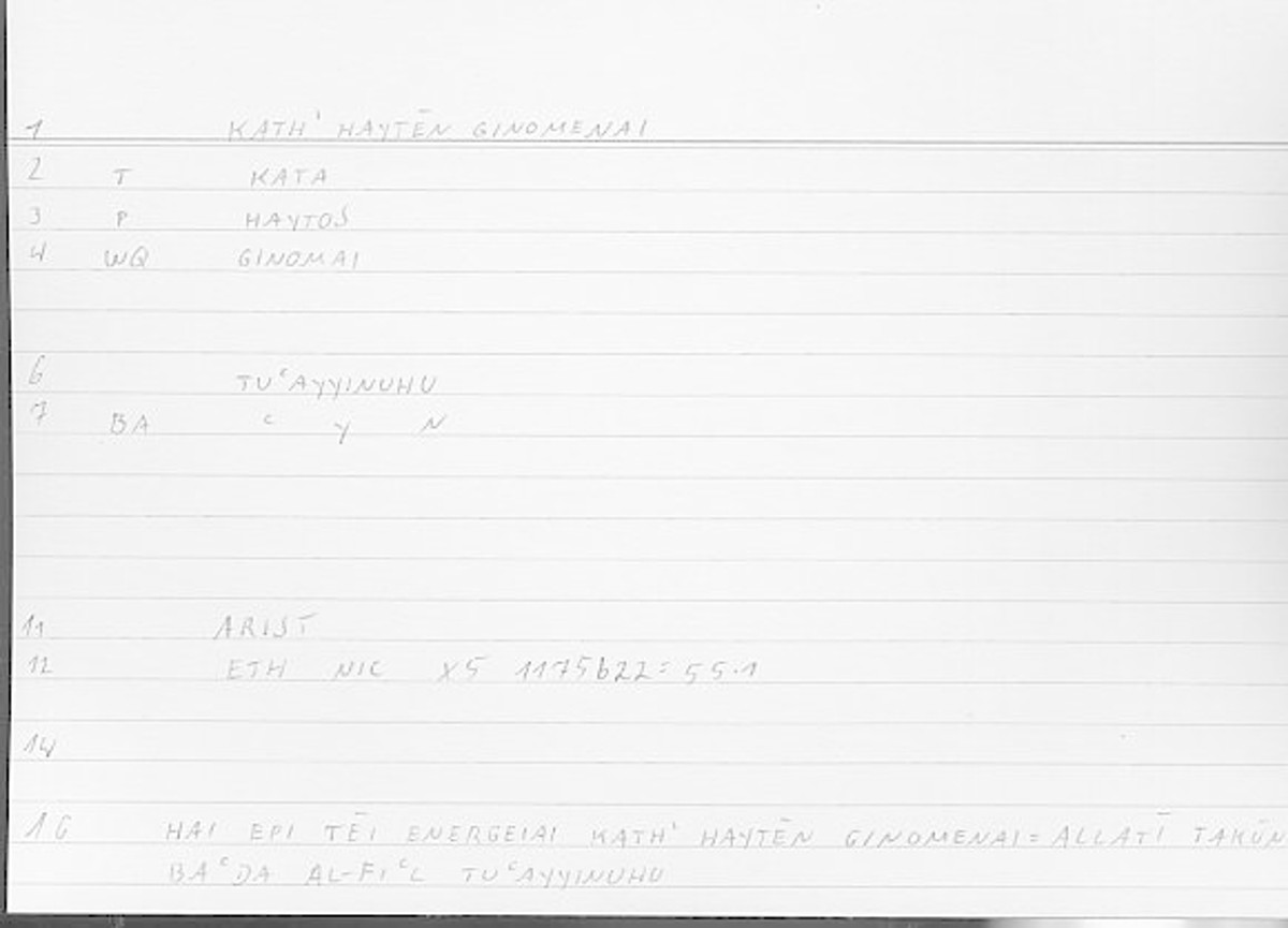Filecard Arist.Eth-Nic.11464