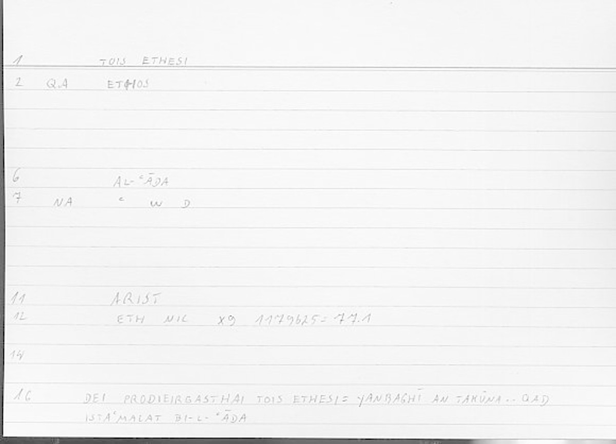 Filecard Arist.Eth-Nic.11480