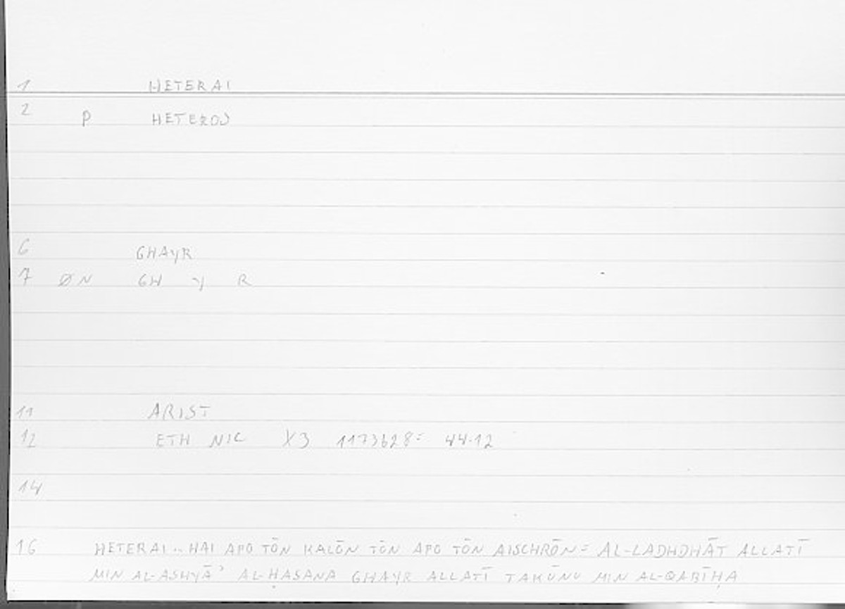 Filecard Arist.Eth-Nic.11504