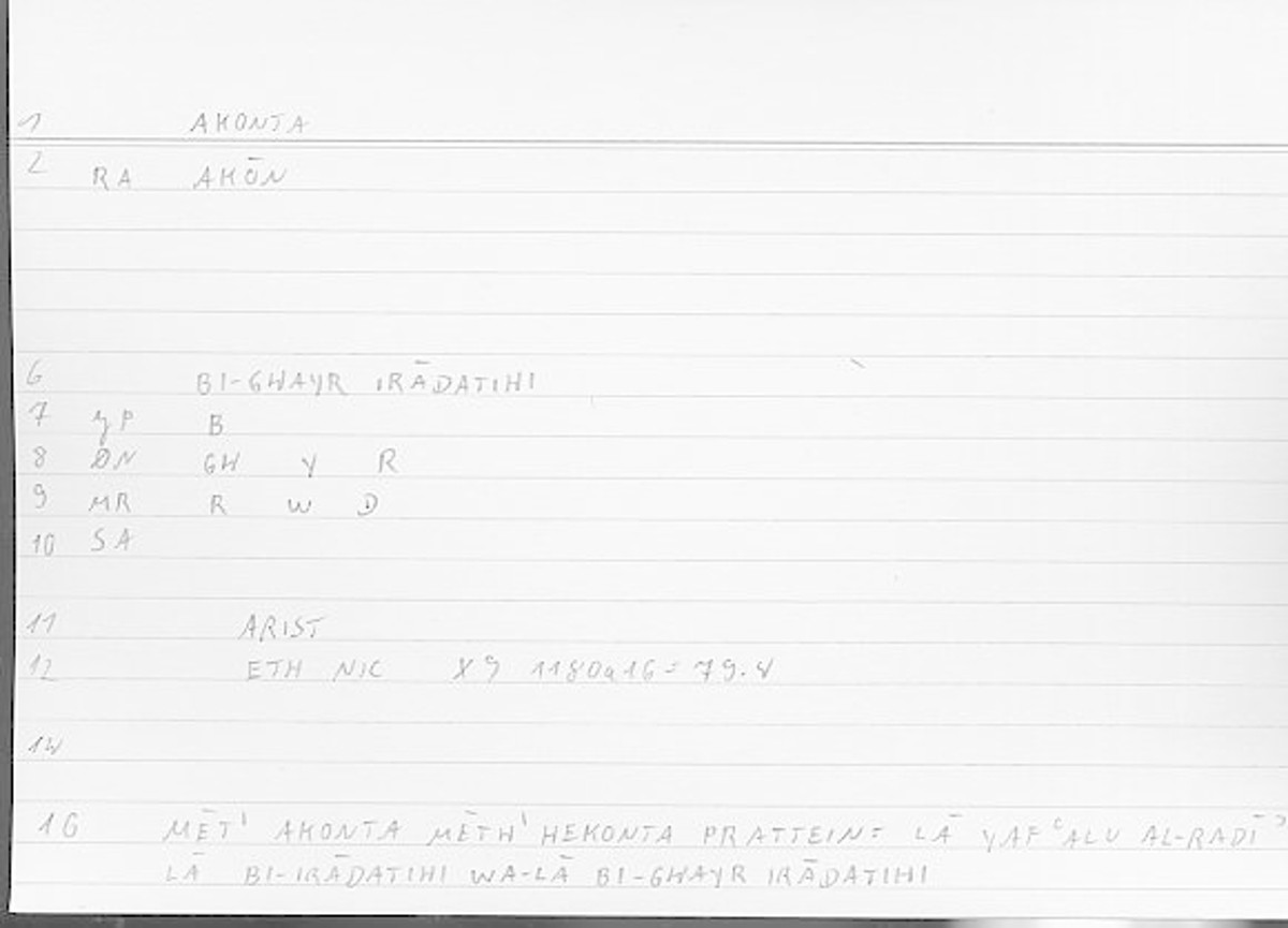 Filecard Arist.Eth-Nic.11520