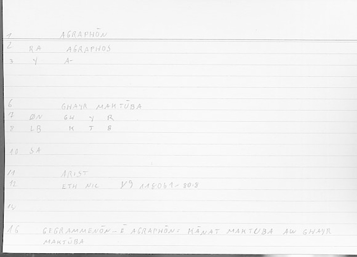 Filecard Arist.Eth-Nic.11521