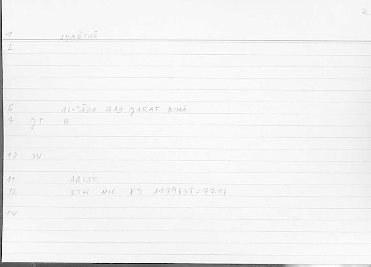 Filecard Arist.Eth-Nic.11546