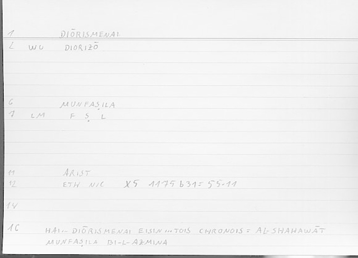 Filecard Arist.Eth-Nic.11550