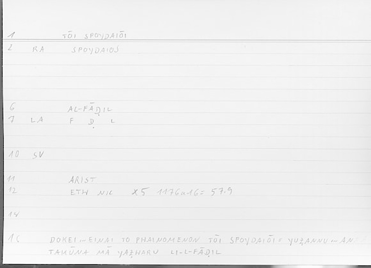 Filecard Arist.Eth-Nic.11561