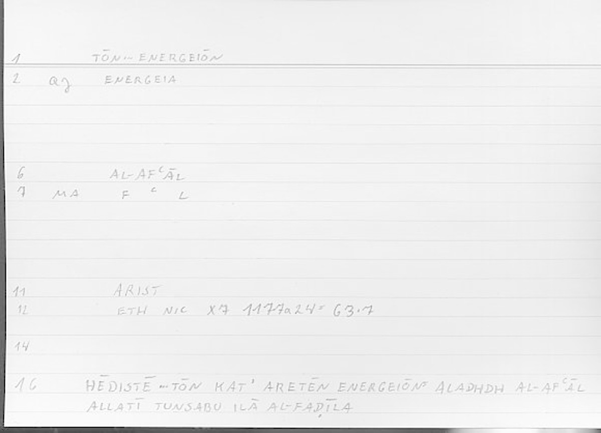 Filecard Arist.Eth-Nic.11600