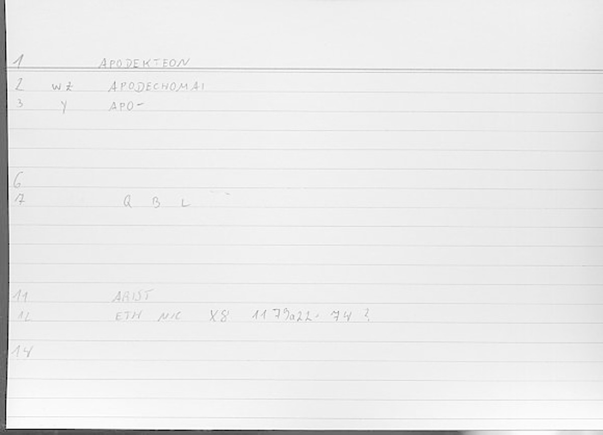Filecard Arist.Eth-Nic.11626