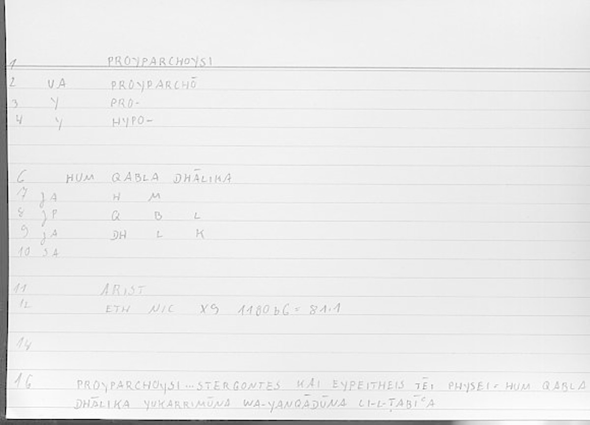 Filecard Arist.Eth-Nic.11631