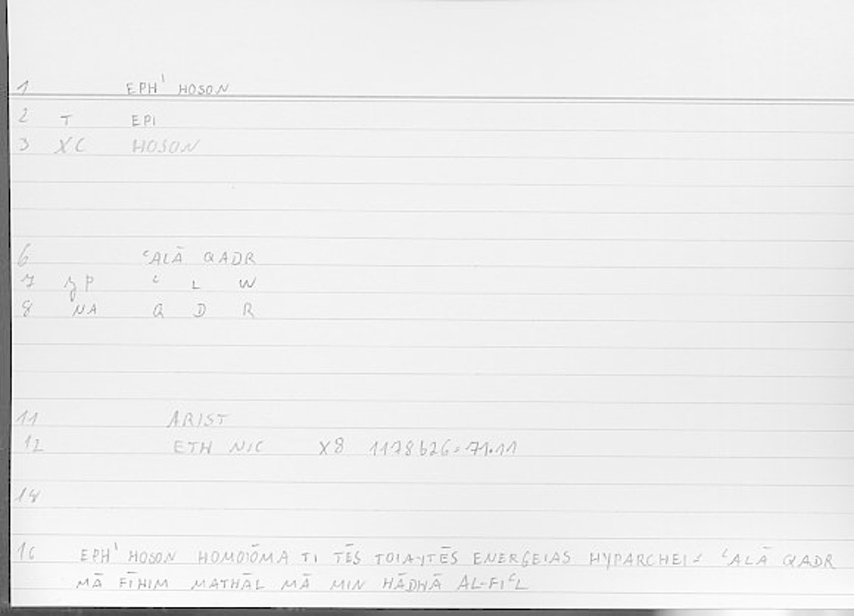 Filecard Arist.Eth-Nic.11649