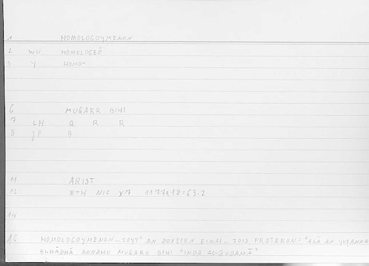 Filecard Arist.Eth-Nic.11662