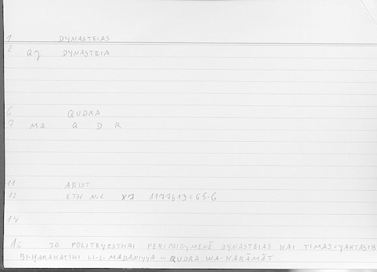Filecard Arist.Eth-Nic.11670