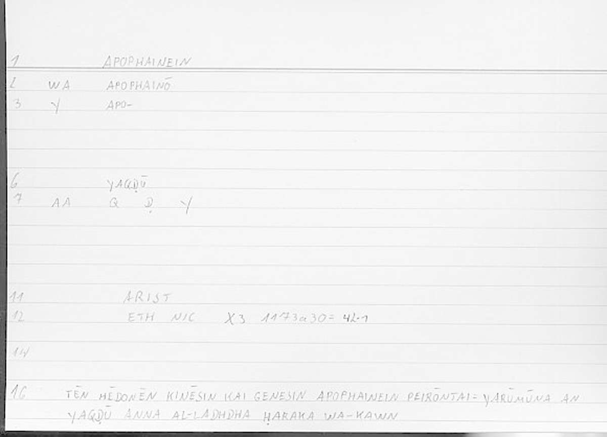 Filecard Arist.Eth-Nic.11680