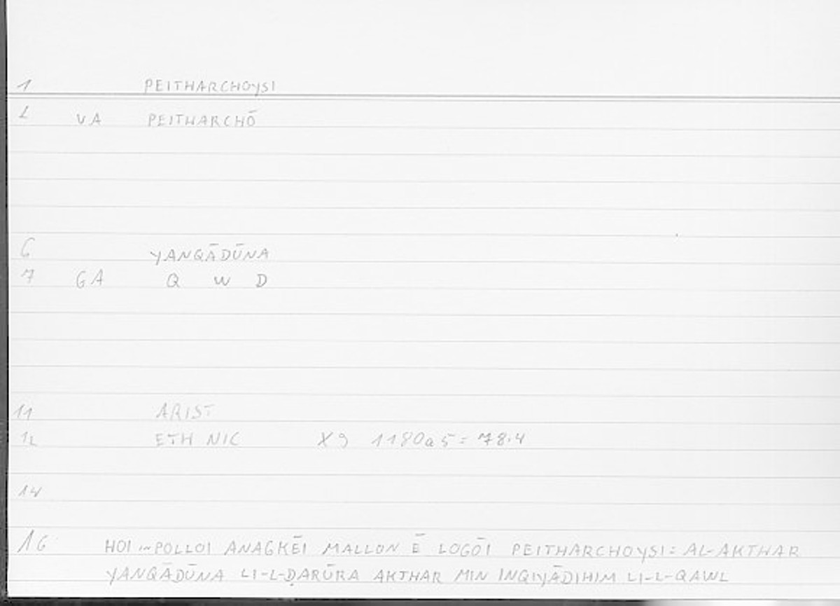 Filecard Arist.Eth-Nic.11710