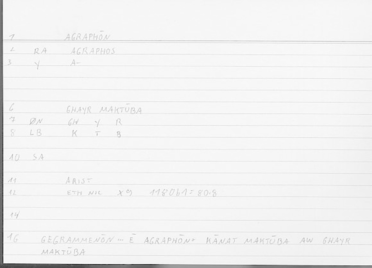 Filecard Arist.Eth-Nic.11770