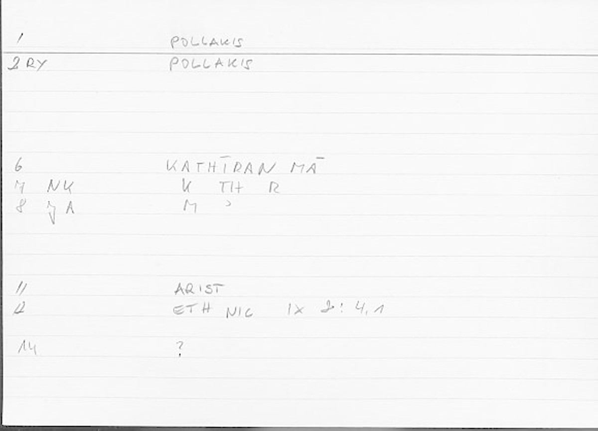 Filecard Arist.Eth-Nic.11773