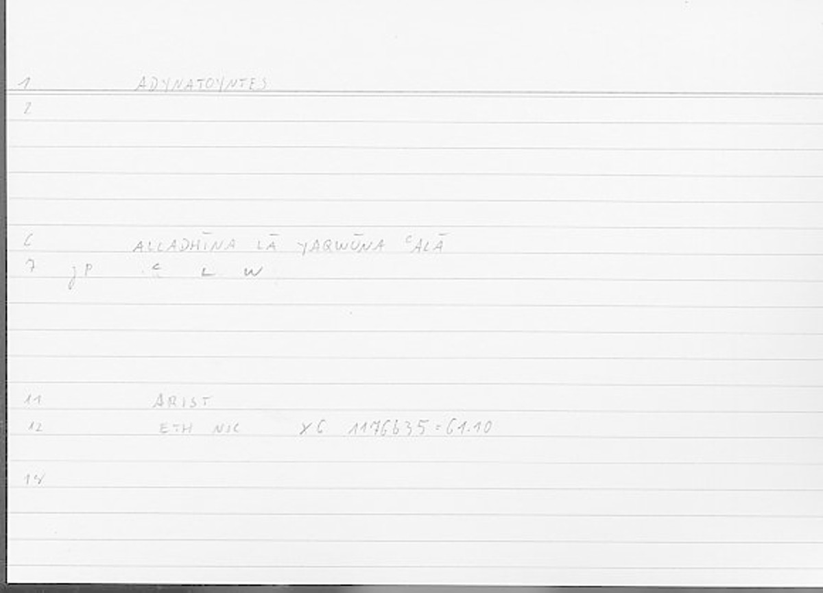 Filecard Arist.Eth-Nic.11777