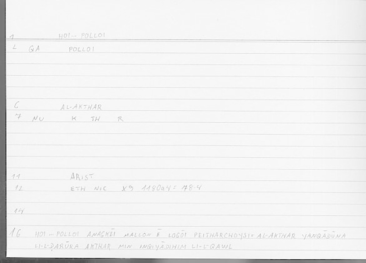Filecard Arist.Eth-Nic.11783