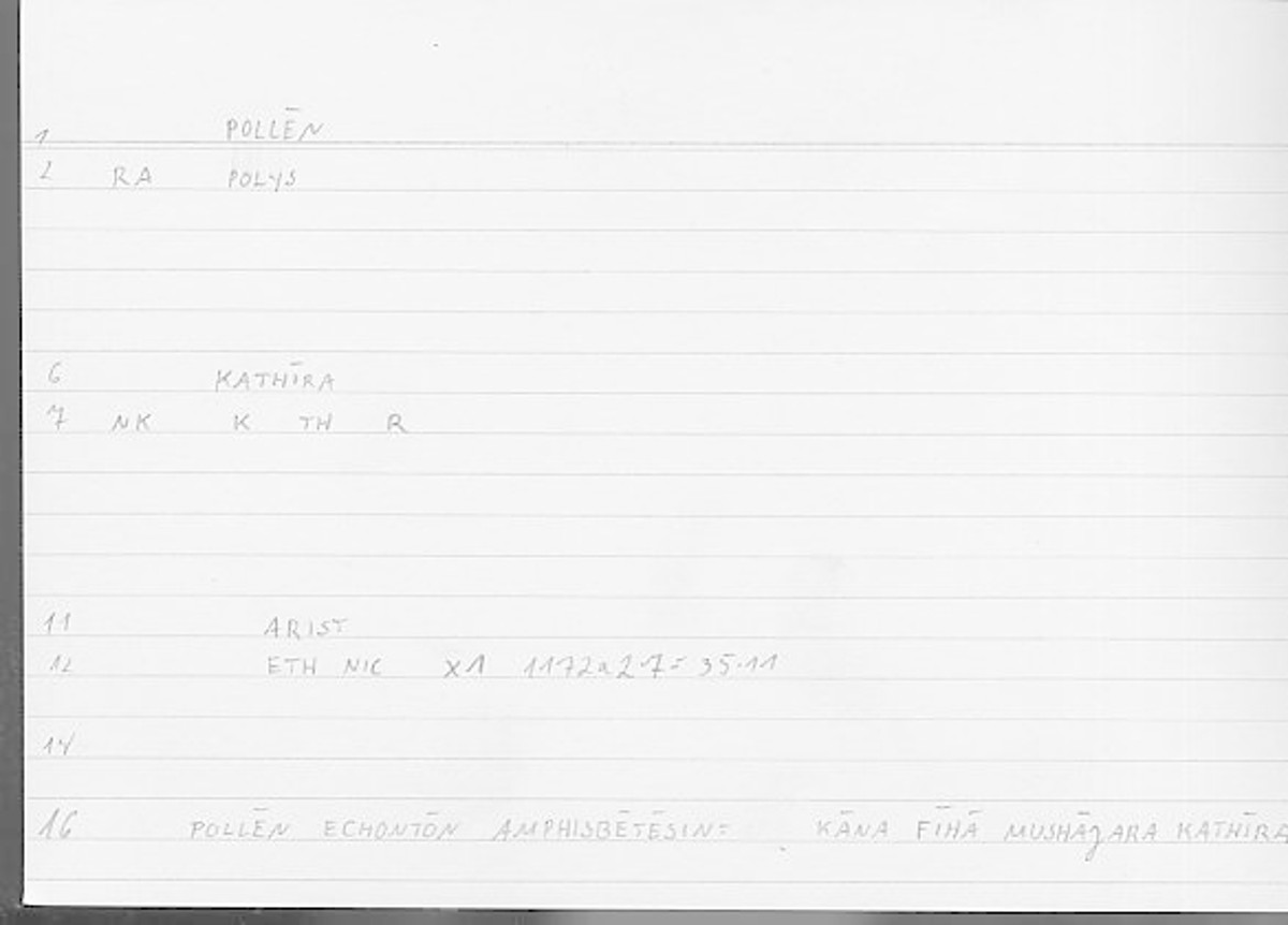 Filecard Arist.Eth-Nic.11794