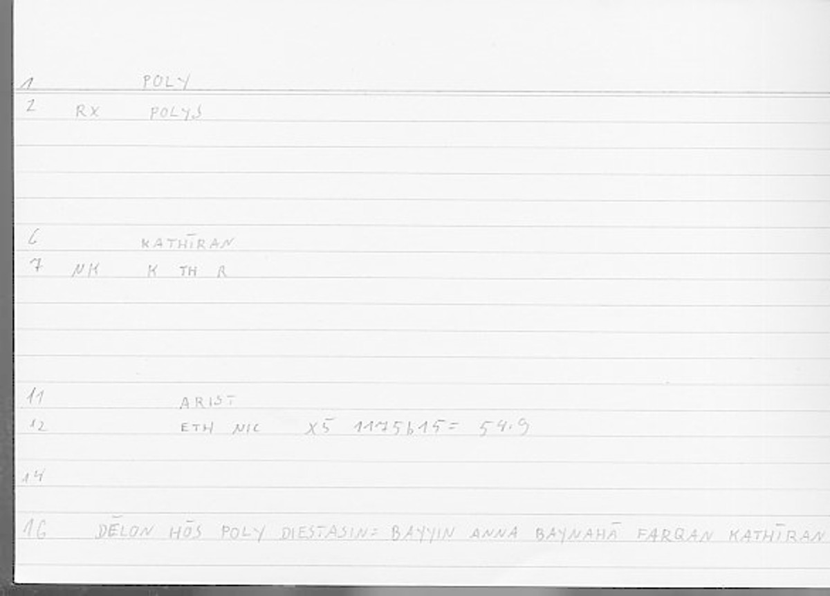 Filecard Arist.Eth-Nic.11805