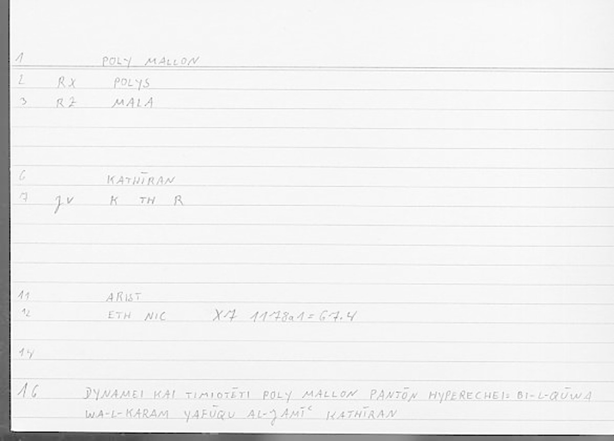 Filecard Arist.Eth-Nic.11807