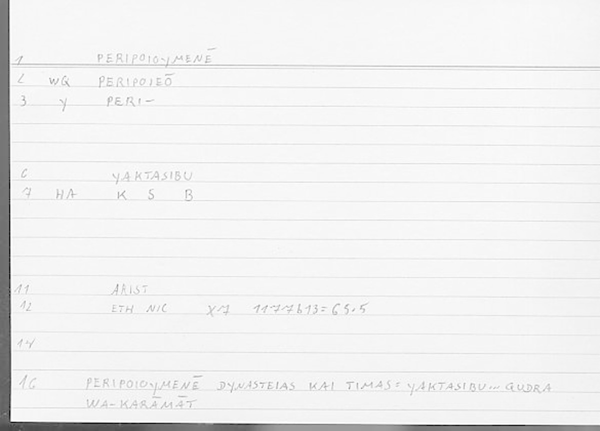 Filecard Arist.Eth-Nic.11820