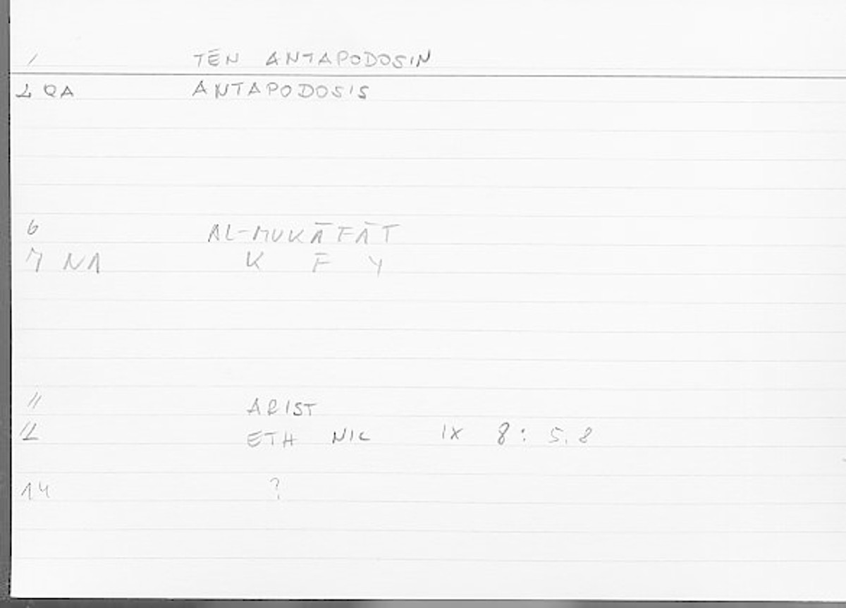 Filecard Arist.Eth-Nic.11823